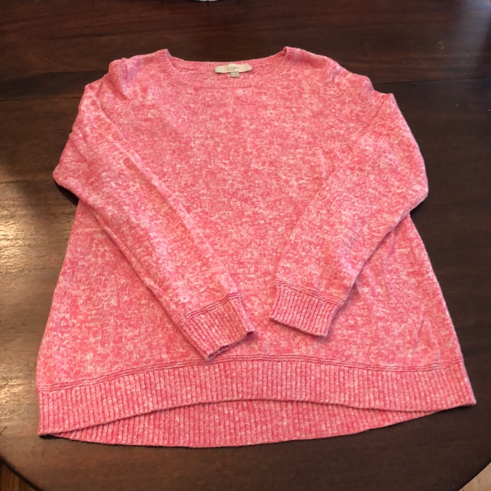 Lightweight hot pink sweater